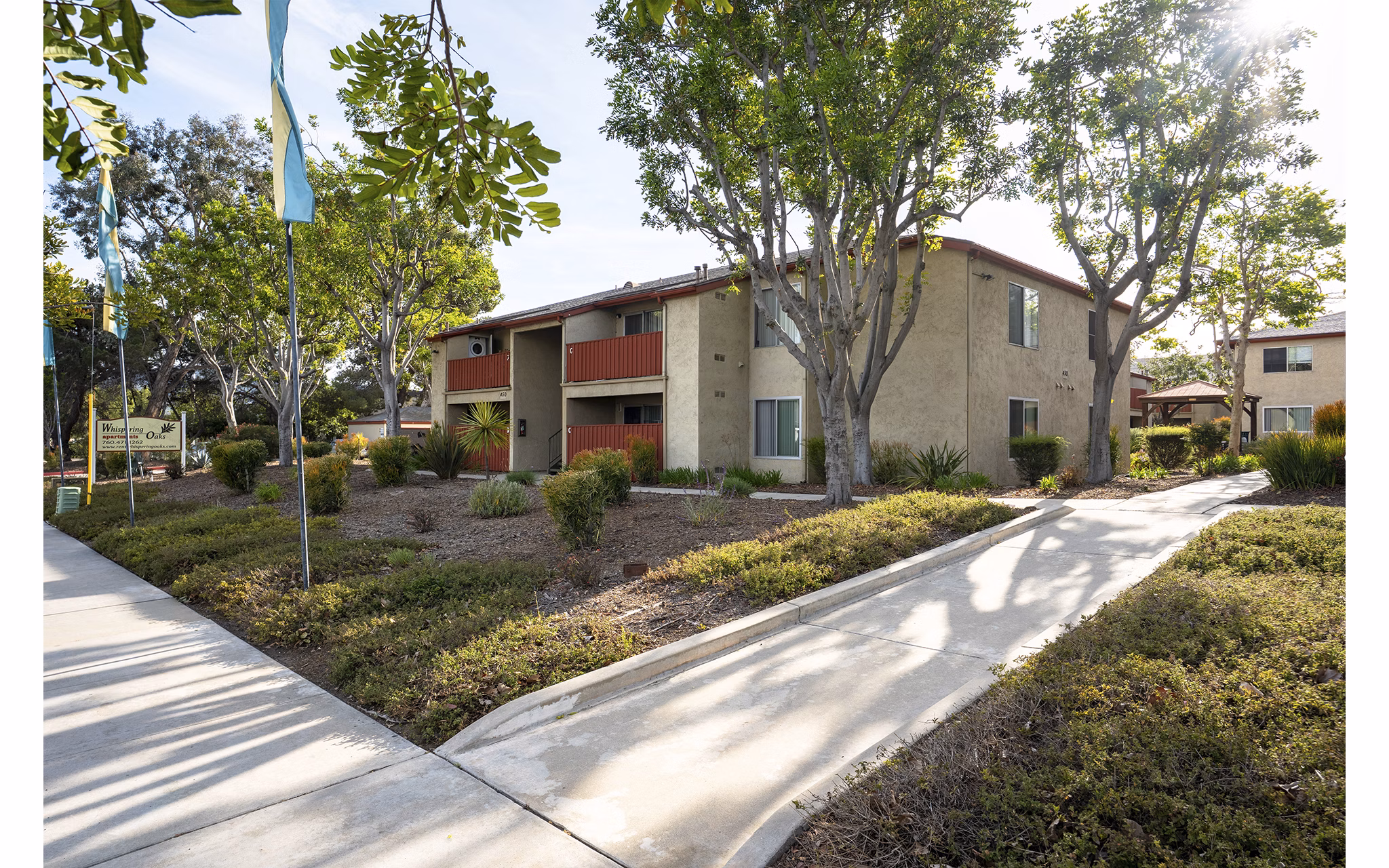 exterior at Whispering Oaks Apartments 