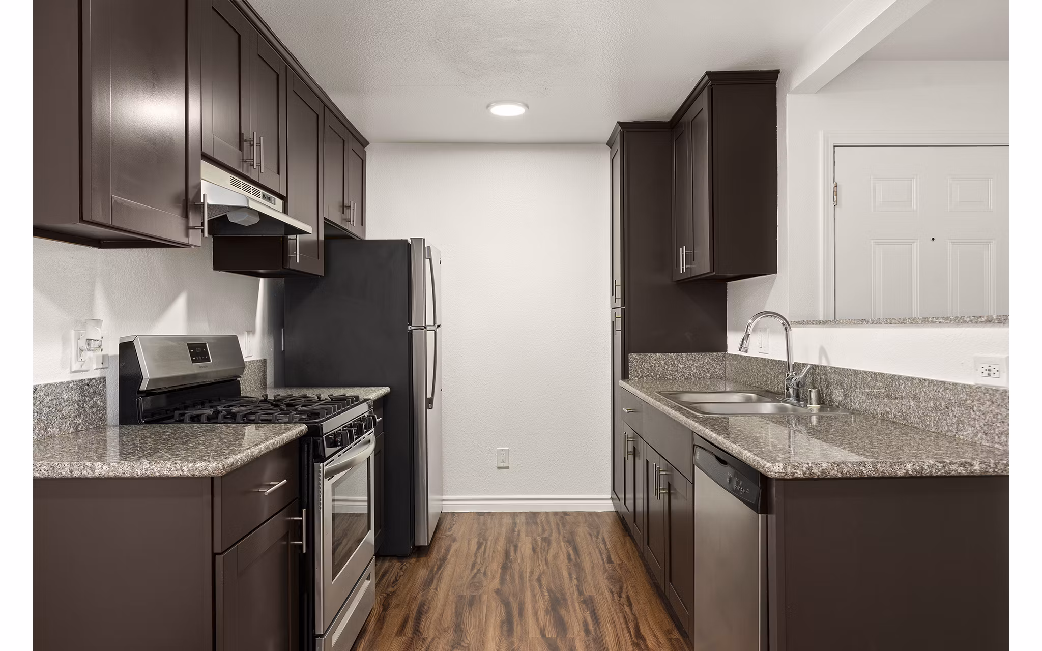 kitchen at Whispering Oaks Apartments 