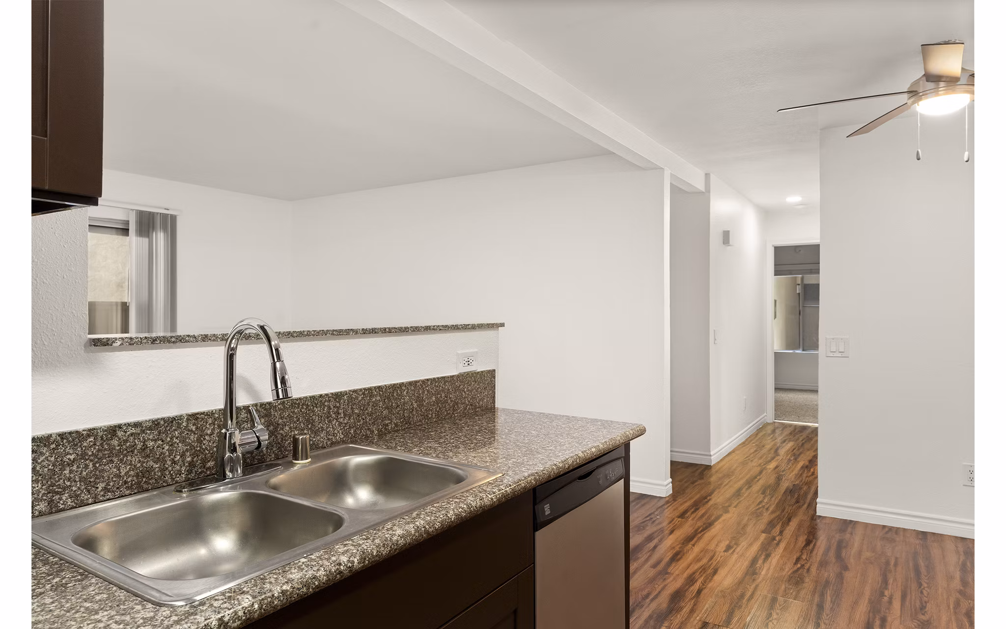 kitchen at Whispering Oaks Apartments 