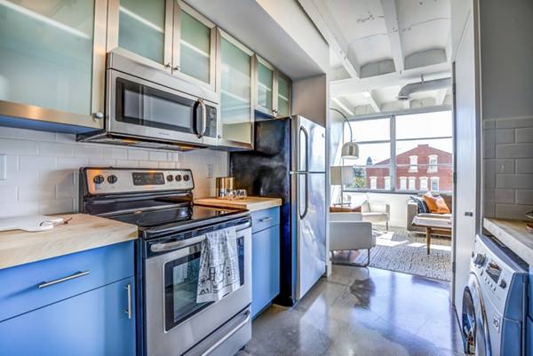 kitchen at Drayton Tower Apartments
