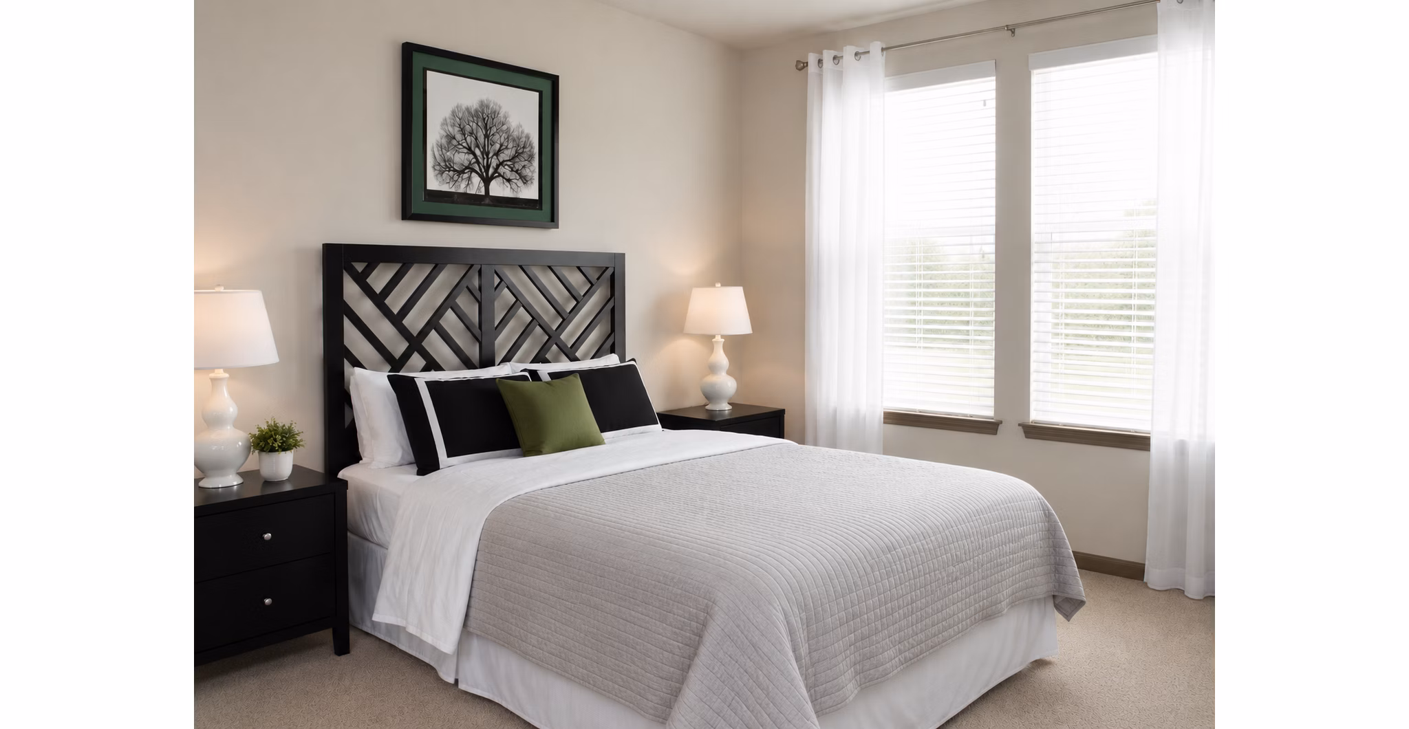 Bedroom at Stone Pointe Apartments