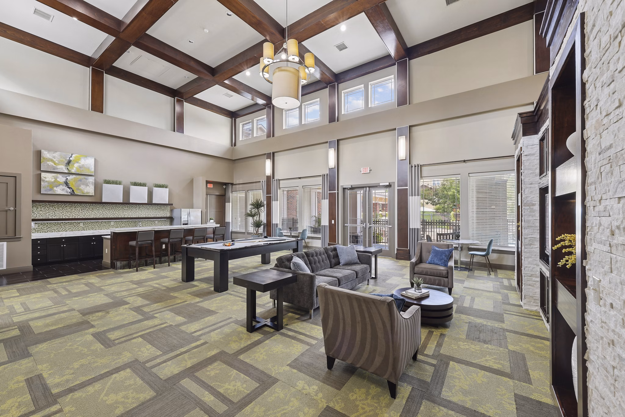 Clubhouse/Lobby at Stone Pointe Apartments