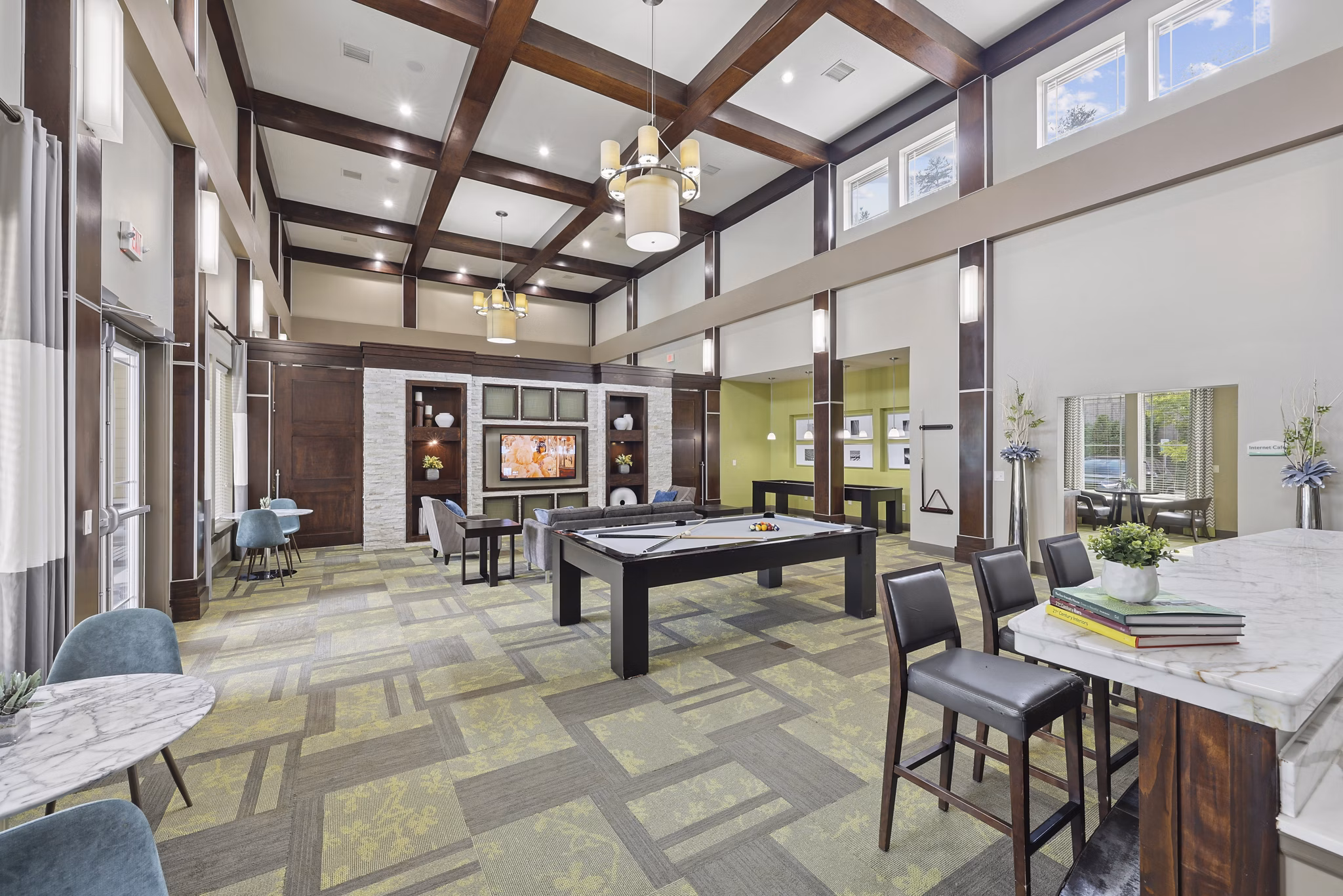 Clubhouse/Lobby at Stone Pointe Apartments