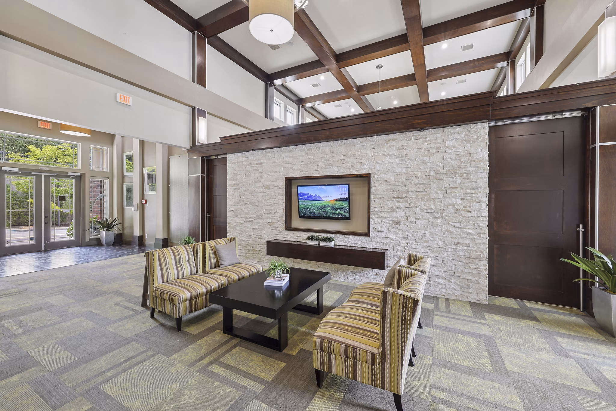 Clubhouse/Lobby at Stone Pointe Apartments