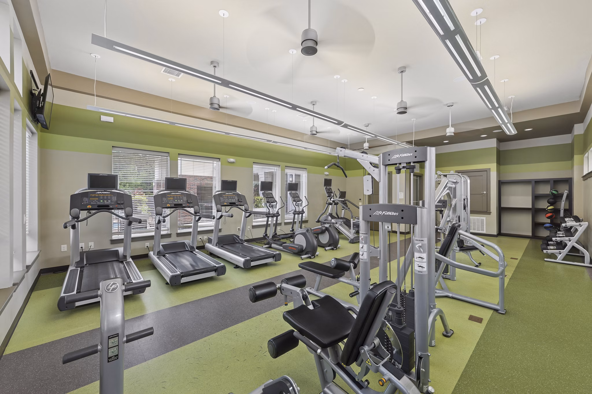 Fitness Center at Stone Pointe Apartments
