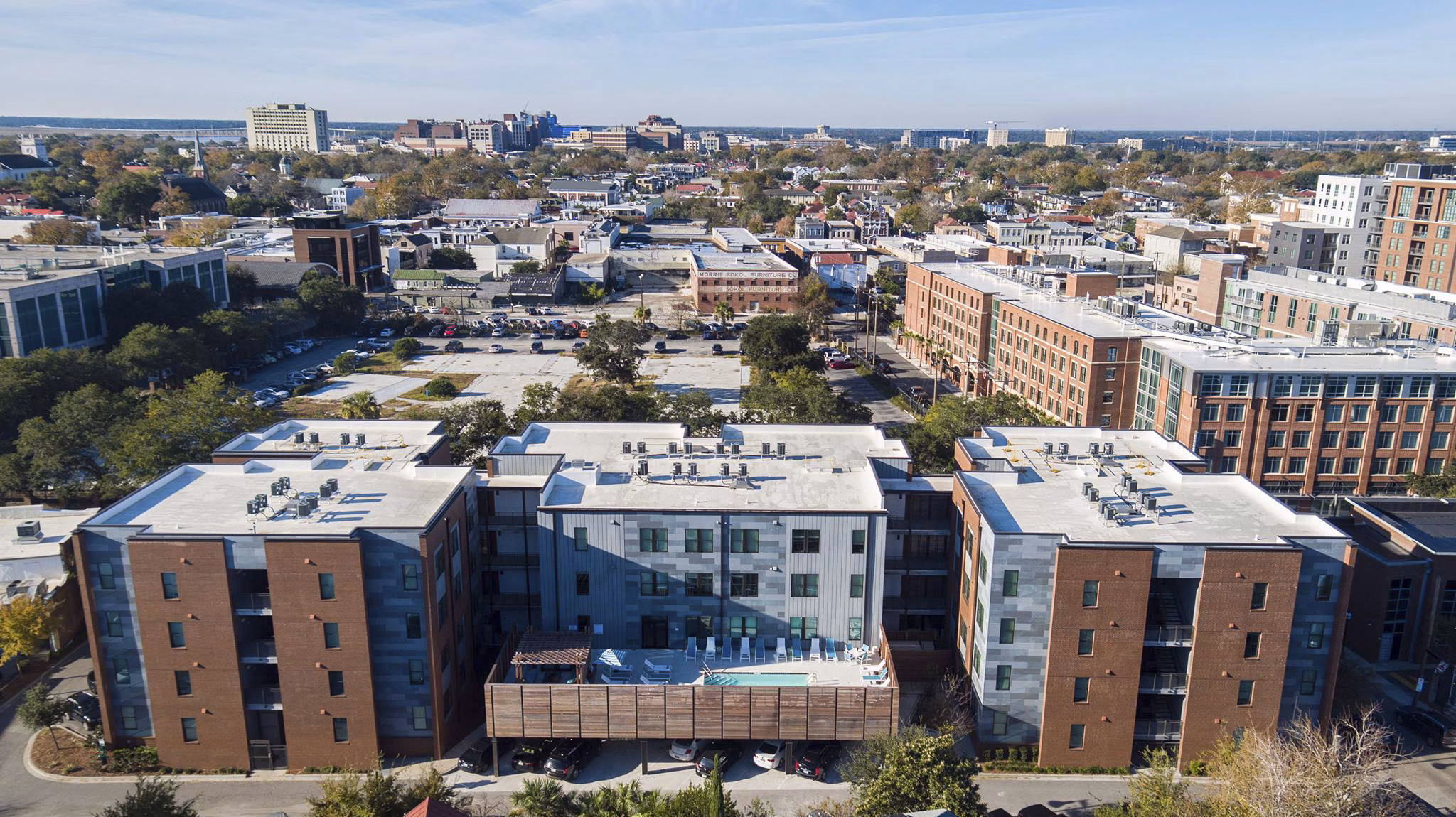 view at 400 Meeting Apartments 