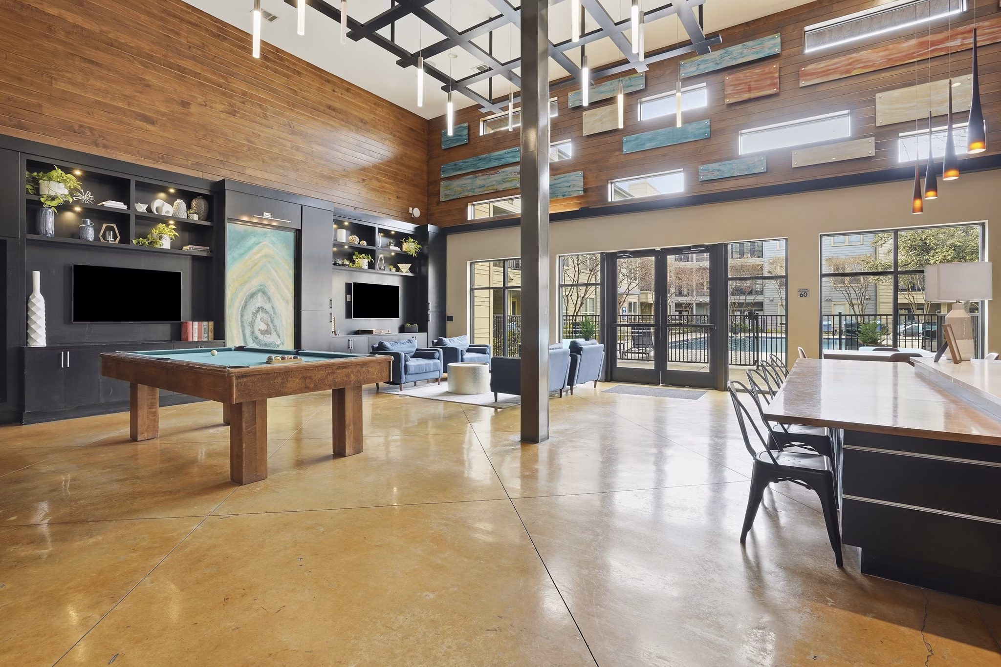 clubhouse at Sola Galleria Apartments