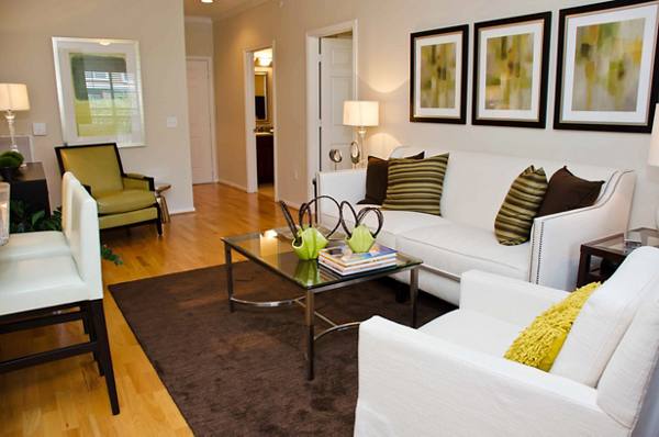 living room Residences at Gramercy Apartments