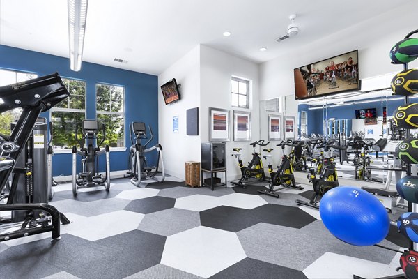 fitness center at 95Twenty Apartments