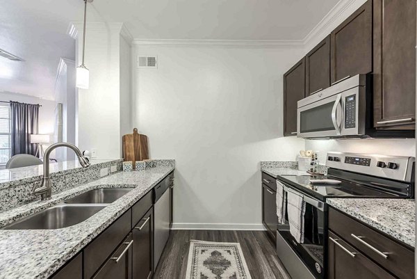 kitchen at 95twenty Apartments 