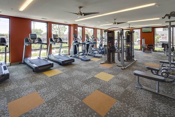 fitness center at The Miles