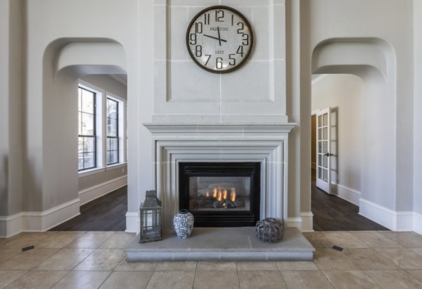 Clubhouse featuring modern decor and seating areas at Avana Thornton Station Apartments