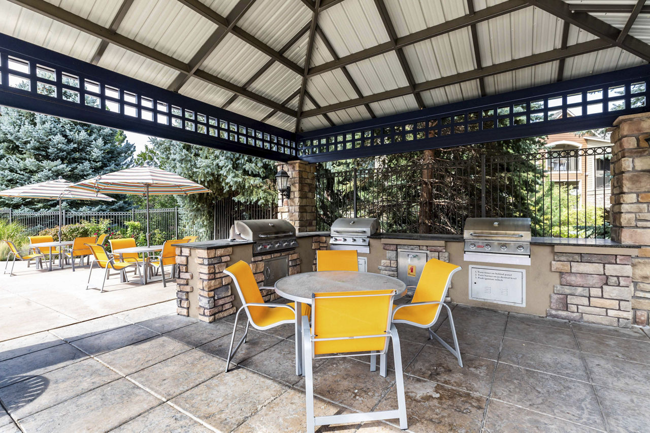 Grill area at Avana Thornton Station