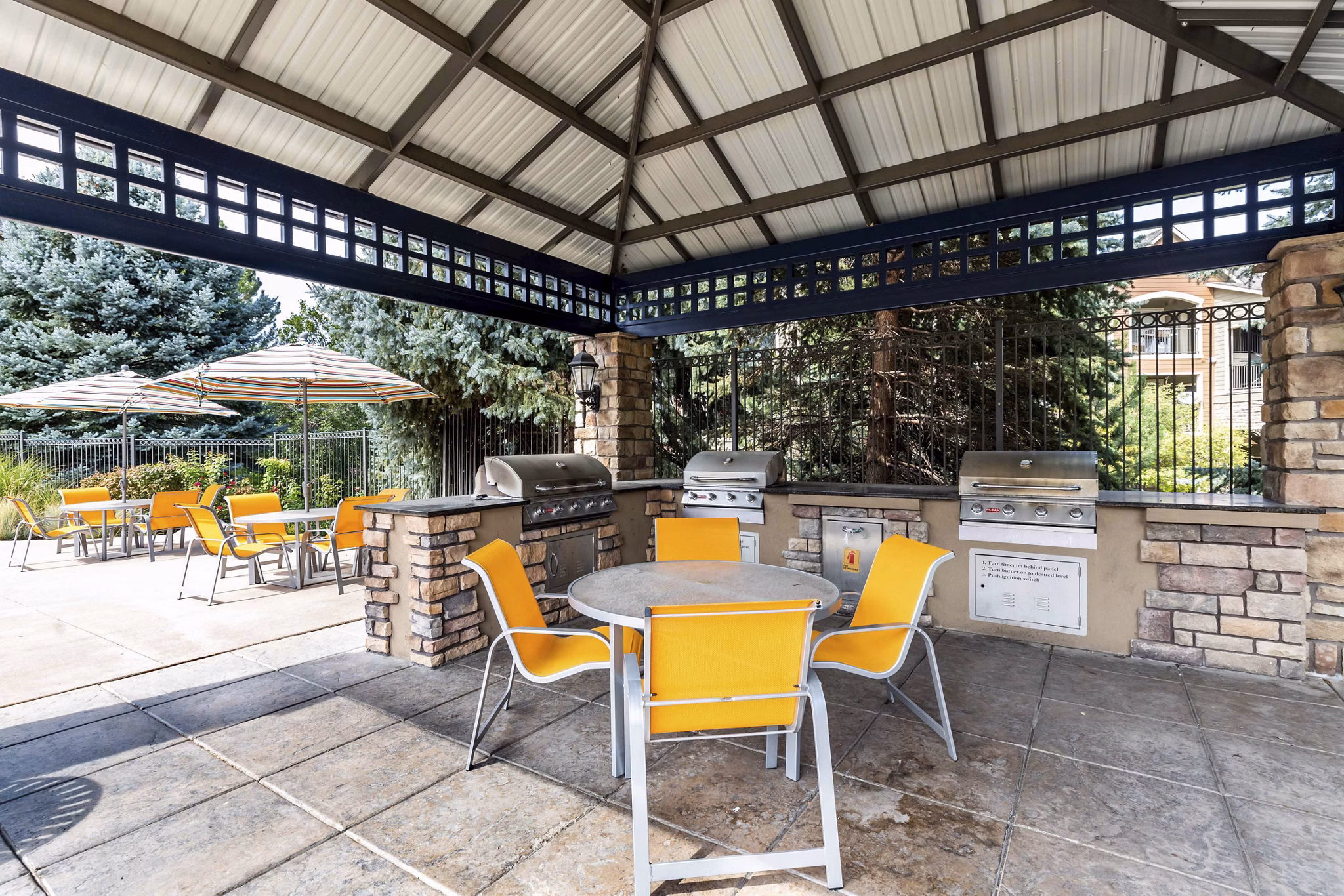 Patio at Avana Thornton Station Apartments