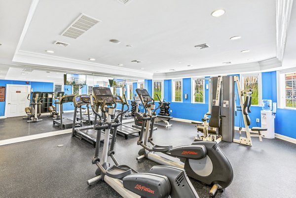 fitness center at Townes at Herndon Apartments