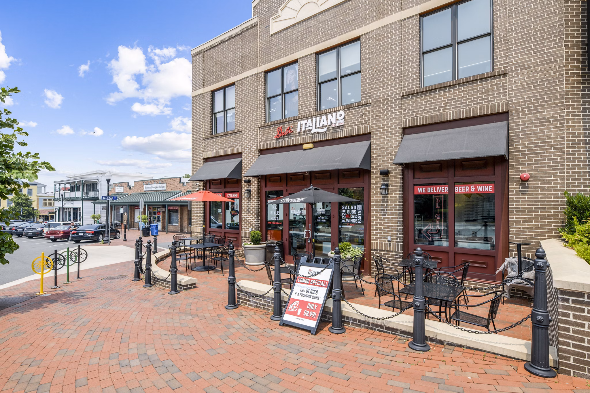 Charming neighborhood view near Townes at Herndon Apartments