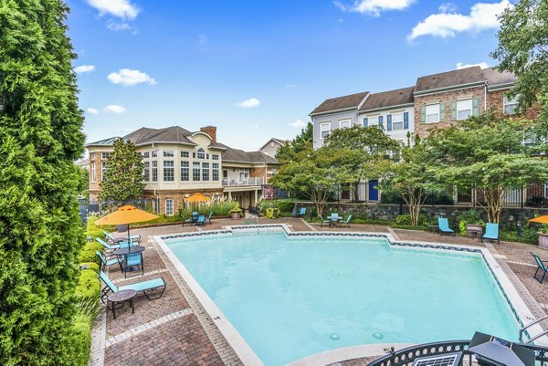 Inviting outdoor pool at Townes at Herndon Apartments perfect for relaxation and leisure