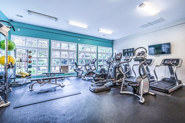 fitness center at Windsor at Fairlakes Apartments