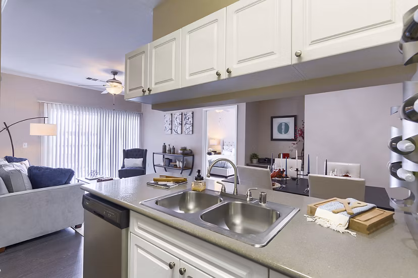 kitchen at Whisper Creek Apartments