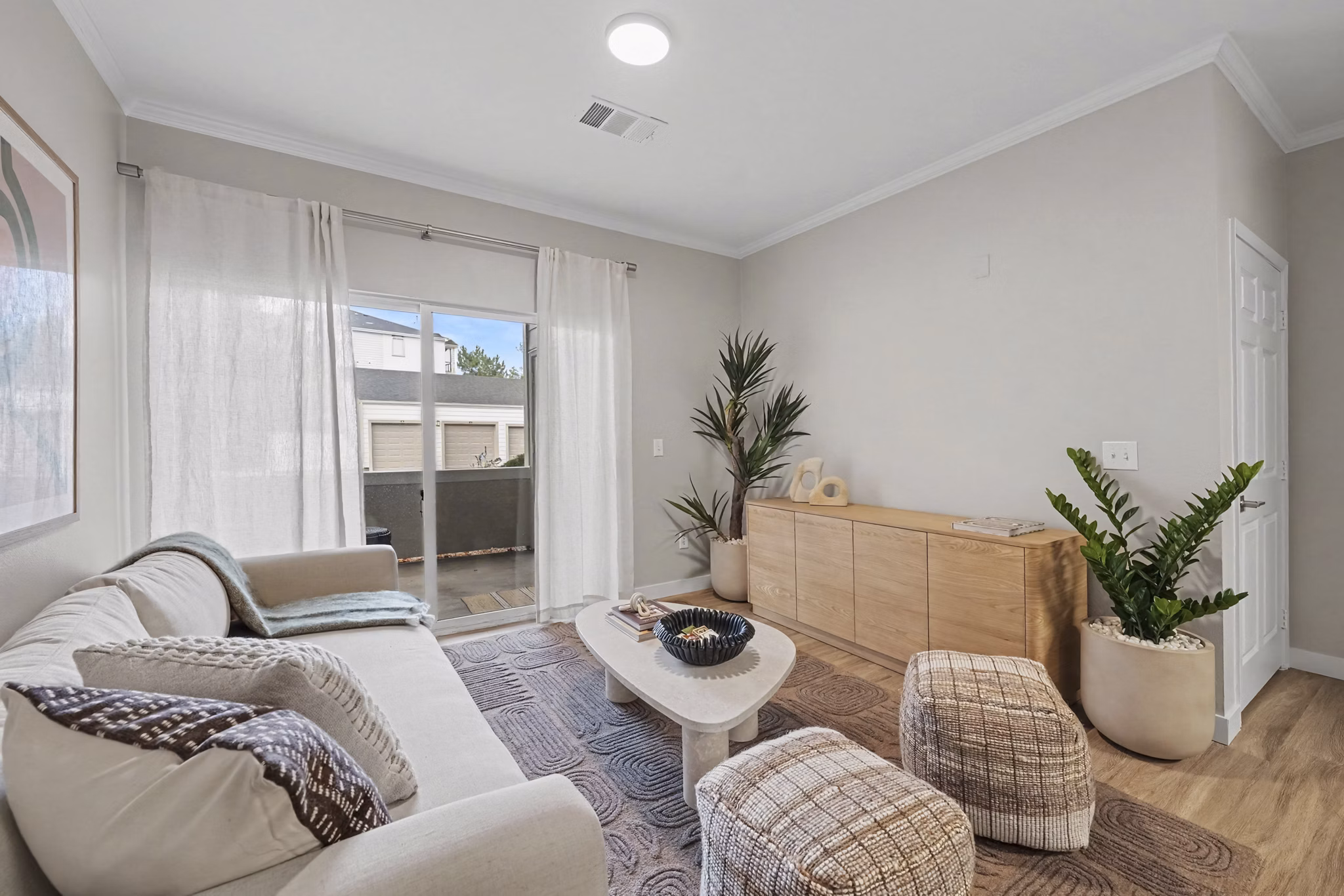 Living Room at Whisper Creek Apartments