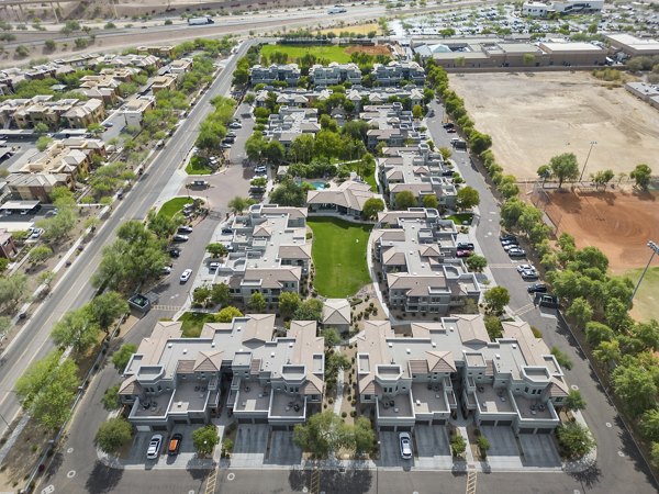 Indigo Apartments: Scenic view of luxury apartments near downtown