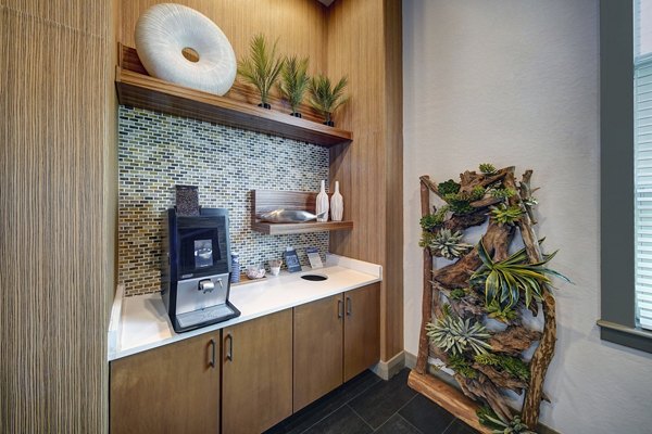 Modern clubhouse with stylish seating at 33 West Apartments, a luxury property