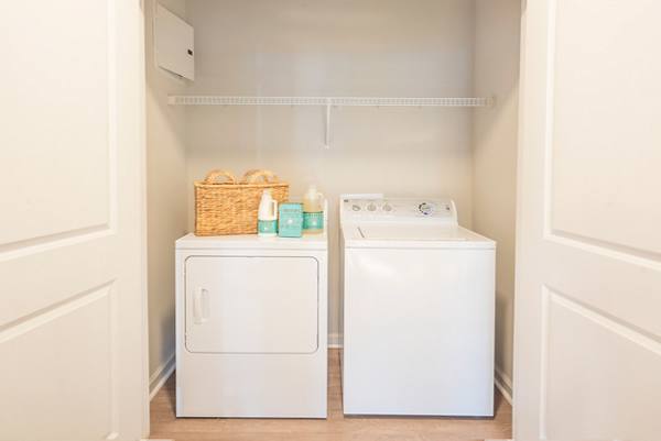 laundry room at Element Carolina Bay Apartments