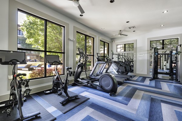 fitness center at 3500 Westlake Apartments