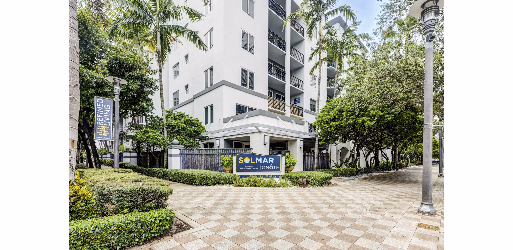 building at Solmar on 6th Apartments