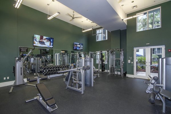 fitness center at Solmar on 6th