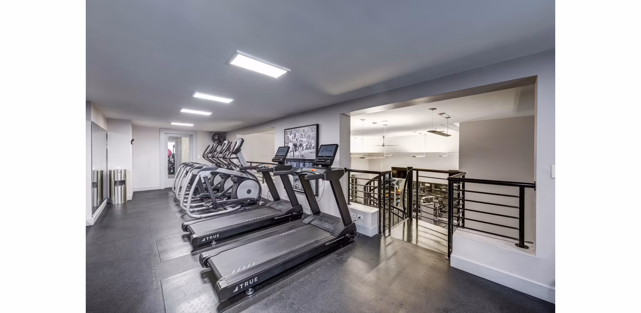 fitness center at Solmar on 6th Apartments