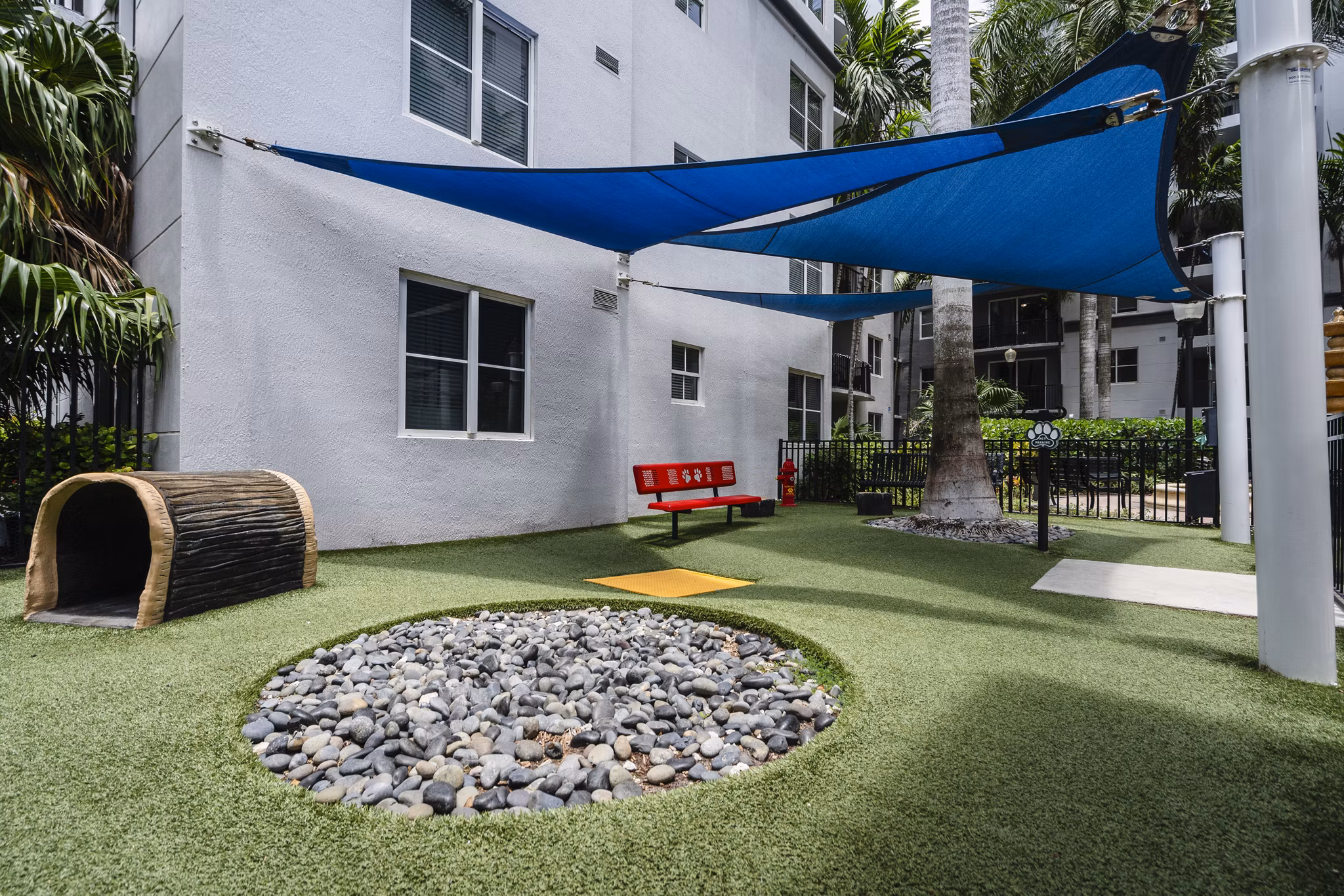 dog park at Solmar on 6th Apartments