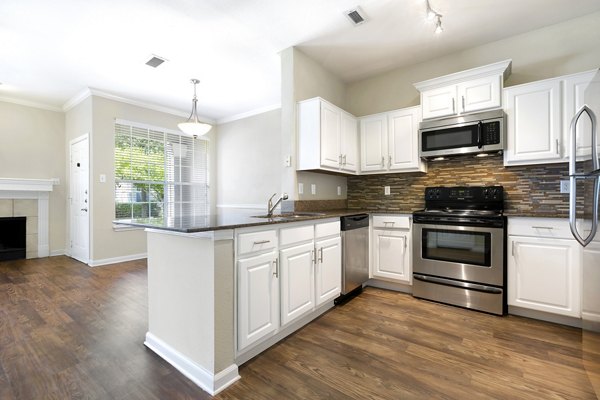 kitchen at The Boulevard at Town Lake Apartments