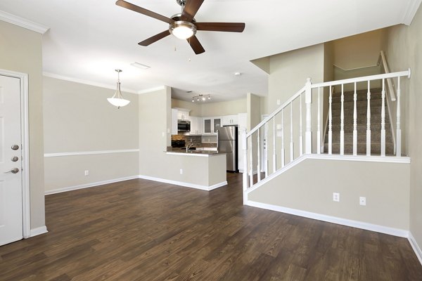 living room at The Boulevard at Town Lake Apartments