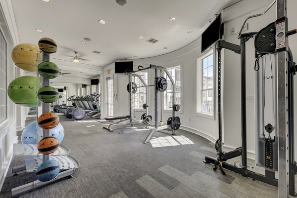 fitness center at Archer Stone Canyon Apartments