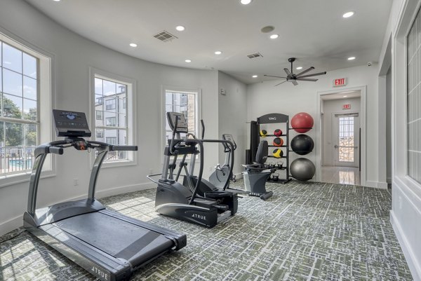 fitness center at Archer Stone Canyon Apartments