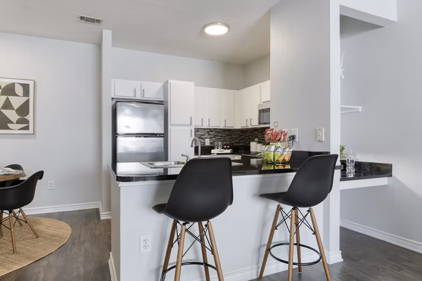 kitchen at Archer Stone Canyon Apartments