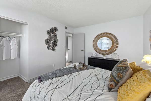 bedroom at Highland Park Apartments