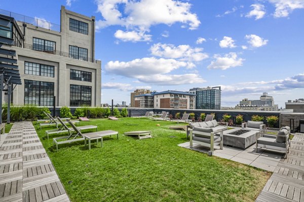 patio/recreational area at The Granary Apartments