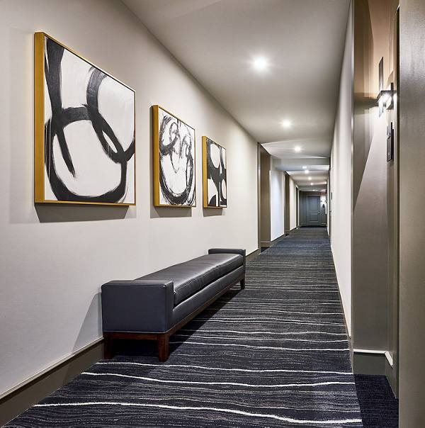 hallway at Solis SouthPark Apartments 
                                     