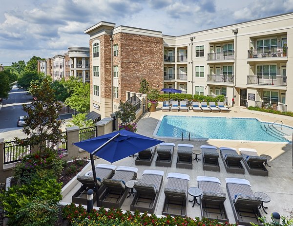 pool at Solis SouthPark Apartments
                             