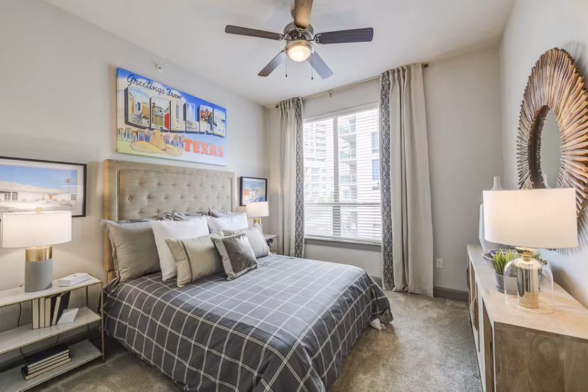 bedroom at Alara Uptown Apartments