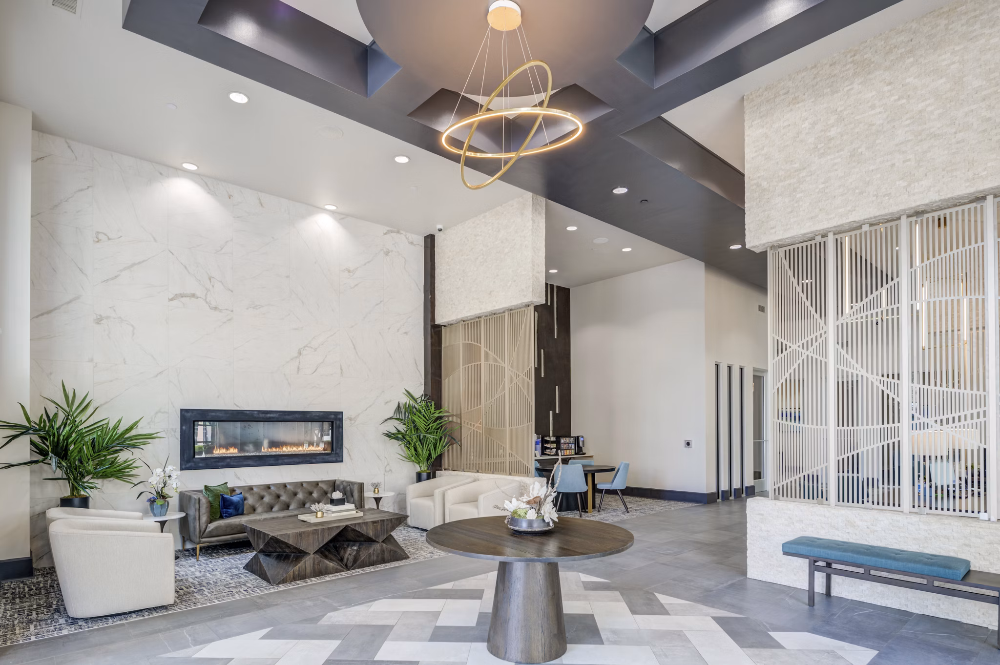 clubhouse at Alara Uptown Apartments