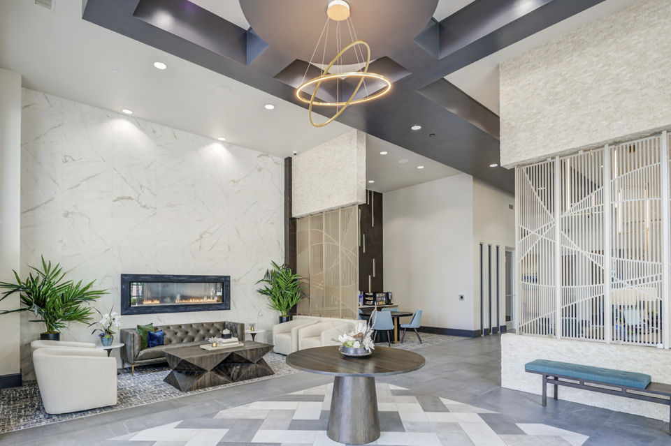 clubhouse at Alara Uptown Apartments