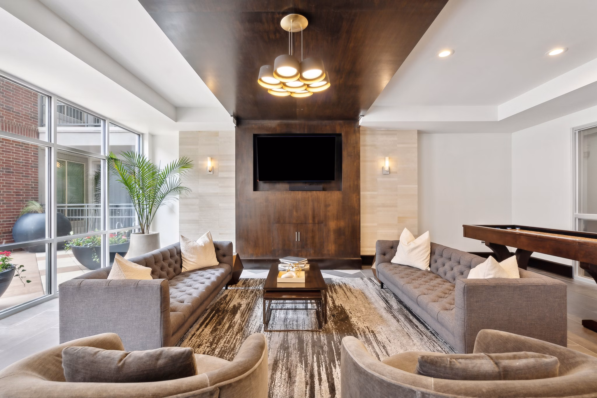 clubhouse at Alara Uptown Apartments