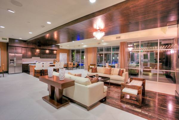 clubhouse at Alara Uptown Luxury Apartments