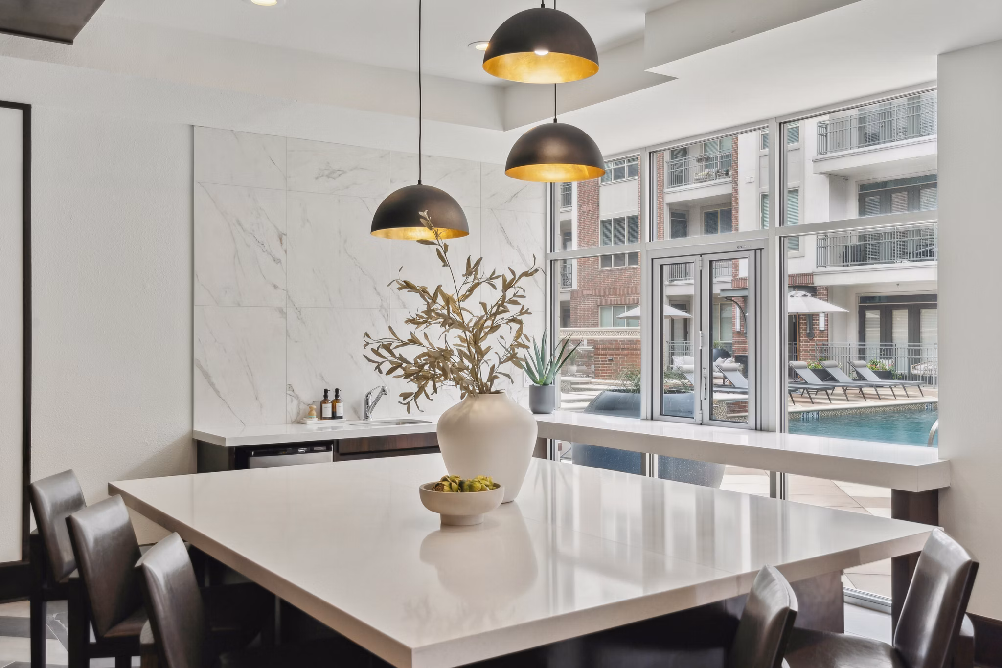 clubhouse at Alara Uptown Apartments