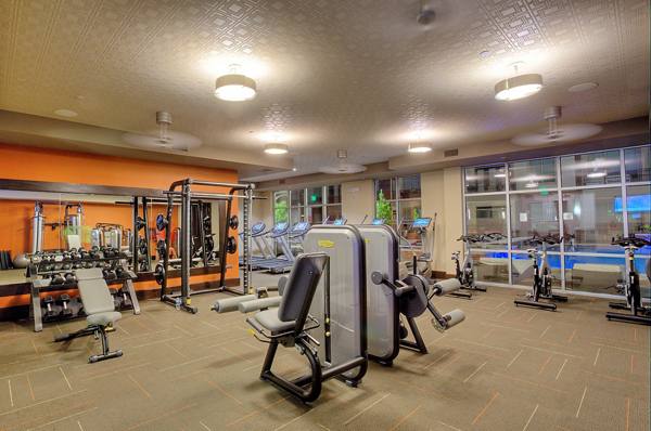 fitness center at Alara Uptown Luxury Apartments