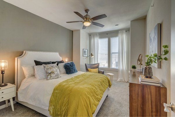 bedroom at Burnet Flats Luxury Apartments