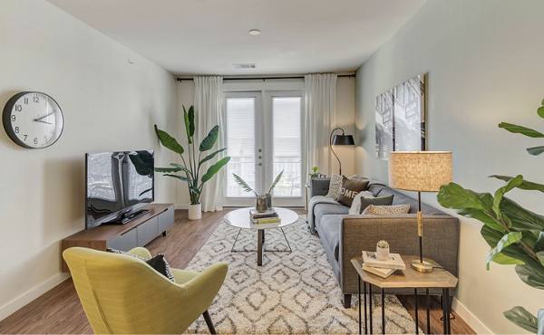 living room at Burnet Flats Luxury Apartments